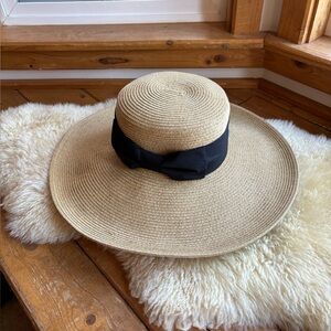 Oversized Straw Sunhat